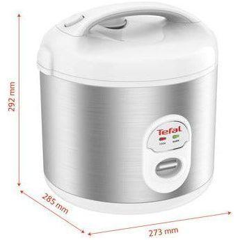 TEFAL طنجرة أرز كهربائية فضية 1.8 لتر (10 أكواب) TEFAL طنجرة أرز كهربائية فضية 1.8 لتر (10 أكواب)