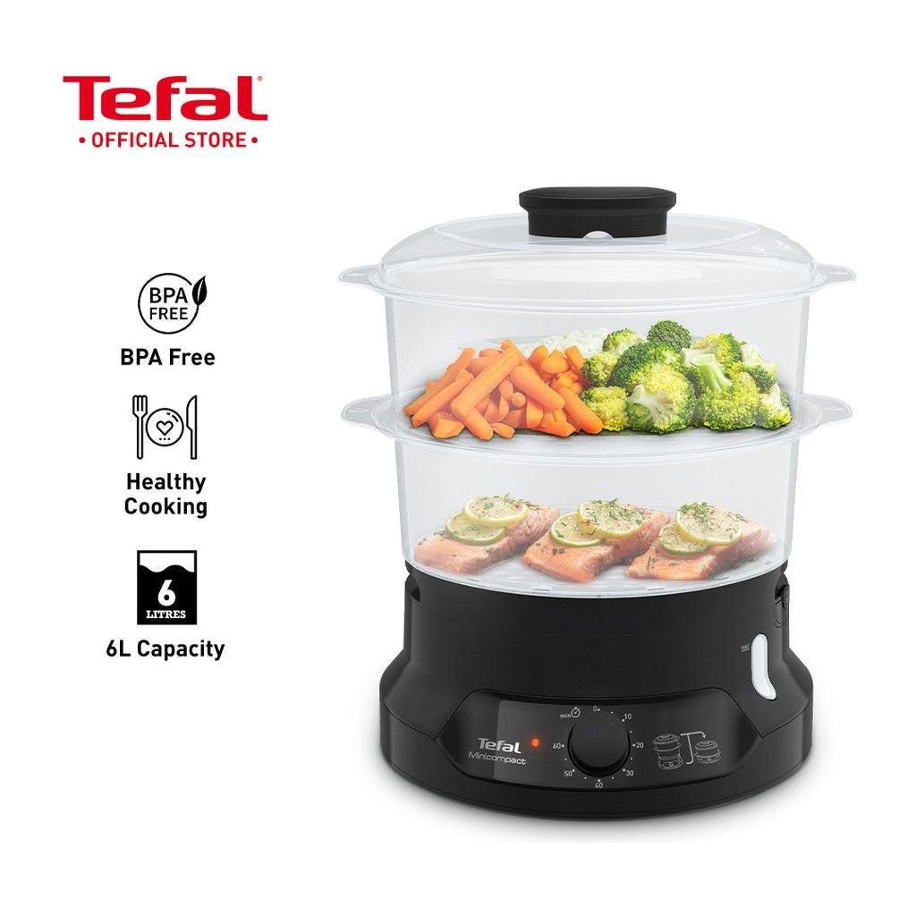 Tefal جهاز طهي بالبخار بـ2 وعاء Tefal جهاز طهي بالبخار بـ2 وعاء