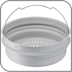 Tefal طنجرة مع مصفاة Natural Force 24 سم غرانيت Tefal طنجرة مع مصفاة Natural Force 24 سم غرانيت