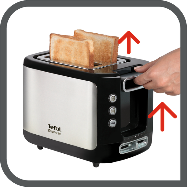 Toaster New Express Two Slot حماصة خبز
